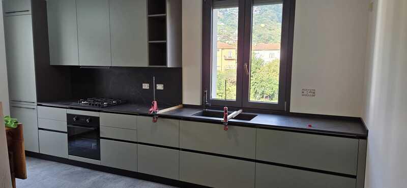 Cucina lineare Gola Retta